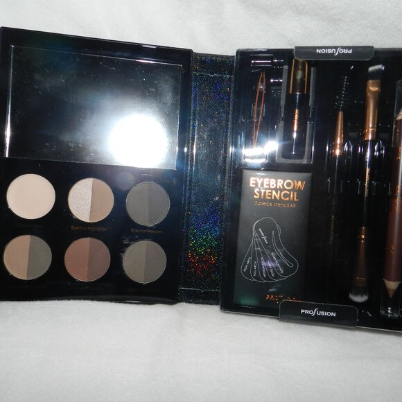 Brows Stencils Complete 19 Pc Complete Brow Kit Profusion Cosmetics🆕📦🏃🏻⚡💨🚚 - Picture 5 of 15